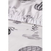 Little Gem Little Gem Balloon Organic Cotton Cot Fitted Sheet