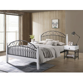 Luna Co. Coconino Rubberwood Platform Bed