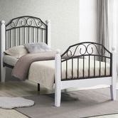 Luna Co. Coconino Rubberwood Platform Bed
