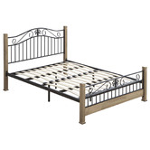 Luna Co. Stanton Rubberwood Platform Bed