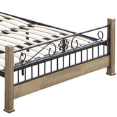 Luna Co. Stanton Rubberwood Platform Bed