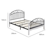 Luna Co. Coconino Rubberwood Platform Bed