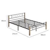 Luna Co. Cerrado Rubberwood Platform Bed
