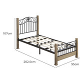 Luna Co. Stanton Rubberwood Platform Bed