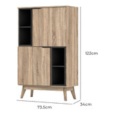 Luna Co. Lacandon 2 Door Storage Cabinet