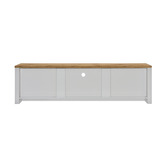 Luna Co. 180cm Natural &amp; Light Grey Leiv TV Unit