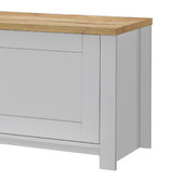 Luna Co. 180cm Natural &amp; Light Grey Leiv TV Unit