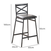 Luna Co. 65cm Patrick Barstools