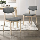 Luna Co. Morie Rubberwood Dining Chairs
