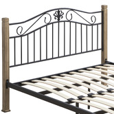 Luna Co. Stanton Rubberwood Platform Bed