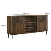 Luna Co. Lumivale 4 Door Buffet