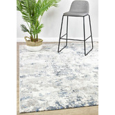 Rug Destination Blue Amara Power-Loomed Rug