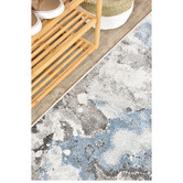 Rug Destination Blue Cullen Power-Loomed Runner