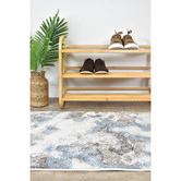 Rug Destination Blue Cullen Power-Loomed Runner
