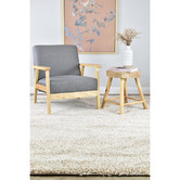 Rug Destination Beige Leamon Power-Loomed Rug
