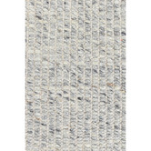 Rug Destination Ivory Grey Hamish Wool &amp; Viscose Rug