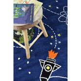 Rug Destination Navy Space Rug