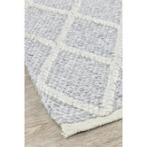 Rug Destination Grey Eliyahu Wool &amp; Viscose Rug