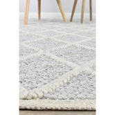 Rug Destination Grey Eliyahu Wool &amp; Viscose Rug