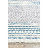 Rug Destination Turquoise Carney Wool &amp; Viscose Rug