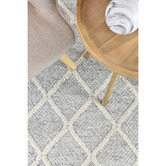 Rug Destination Grey Eliyahu Wool &amp; Viscose Rug