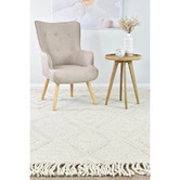 Rug Destination Ivory Tamer Wool &amp; Viscose Rug