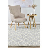Rug Destination Grey Eliyahu Wool &amp; Viscose Rug