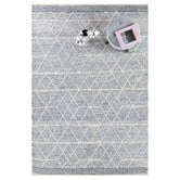 Rug Destination Blue &amp; White Holden Wool &amp; Viscose Rug