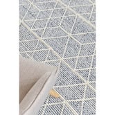 Rug Destination Blue &amp; White Holden Wool &amp; Viscose Rug
