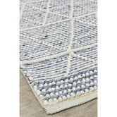 Rug Destination Blue &amp; White Holden Wool &amp; Viscose Rug