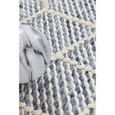 Rug Destination Blue &amp; White Holden Wool &amp; Viscose Rug