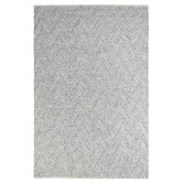Rug Destination Silver Avery Wool &amp; Viscose Rug