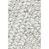 Rug Destination Silver Avery Wool &amp; Viscose Rug