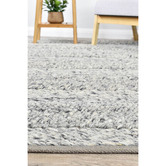 Rug Destination Grey Rome Hand-Woven Wool Rug