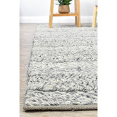 Rug Destination Grey Rome Hand-Woven Wool Rug