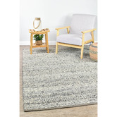 Rug Destination Grey Rome Hand-Woven Wool Rug