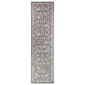 Rug Destination Dark Blue Arsalan Power-Loomed Runner