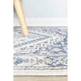 Rug Destination Cream Blue Calmly Power-Loomed Runner