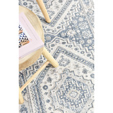 Rug Destination Cream Blue Calmly Power-Loomed Runner