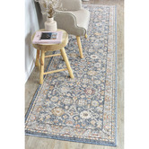 Rug Destination Dark Blue Arsalan Power-Loomed Runner