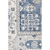Rug Destination Cream Blue Calmly Power-Loomed Rug