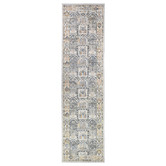 Rug Destination Blue Grey Faisal Power-Loomed Runner
