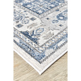 Rug Destination Cream Blue Calmly Power-Loomed Rug