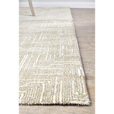 Rug Destination Beige Zavala Microfibre Rug