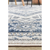 Rug Destination Cream Blue Calmly Power-Loomed Rug