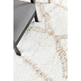 Rug Destination White Lahara Shag Rug