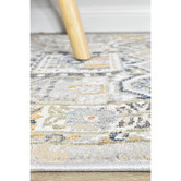 Rug Destination Blue Grey Faisal Power-Loomed Runner