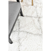 Rug Destination White Parisa Shag Rug