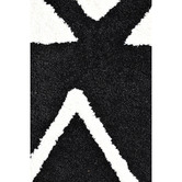 Rug Destination Black Benton Microfibre Rug