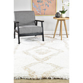 Rug Destination White Parisa Shag Rug